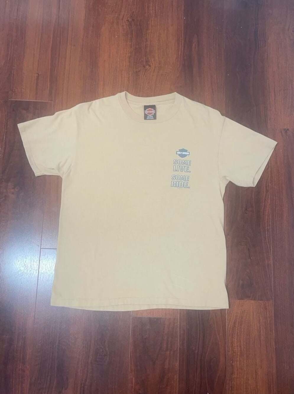 Vintage 1997 Harley-Davidson 'Some Live. Some Ride.' Central Maine T-Shirt